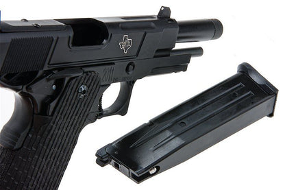 Army Armament R504 コスタ VIPスタイル グリーンガス エアソフトピストル RMRマウントベース付き - ブラック