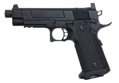 Army Armament R504 コスタ VIPスタイル グリーンガス エアソフトピストル RMRマウントベース付き - ブラック