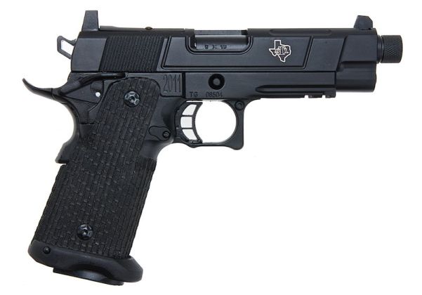 Army Armament R504 コスタ VIPスタイル グリーンガス エアソフトピストル RMRマウントベース付き - ブラック