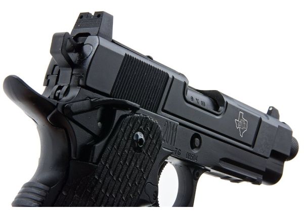 Army Armament R504 コスタ VIPスタイル グリーンガス エアソフトピストル RMRマウントベース付き - ブラック