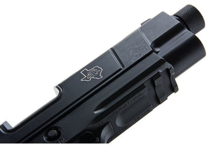 Army Armament R504 コスタ VIPスタイル グリーンガス エアソフトピストル RMRマウントベース付き - ブラック