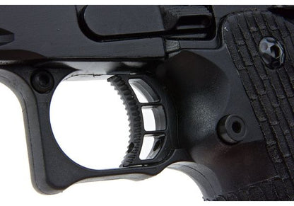 Army Armament R504 コスタ VIPスタイル グリーンガス エアソフトピストル RMRマウントベース付き - ブラック