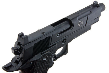 Army Armament R504 コスタ VIPスタイル グリーンガス エアソフトピストル RMRマウントベース付き - ブラック