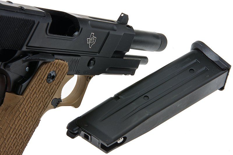Army Armament R504 コスタ VIPスタイル グリーンガスエアソフトピストル（RMRマウントベース付き） - DE