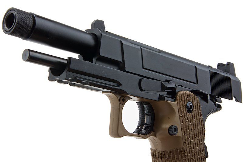 Army Armament R504 コスタ VIPスタイル グリーンガスエアソフトピストル（RMRマウントベース付き） - DE