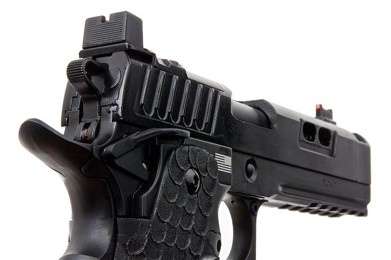Army Armament R604 STI DVC P エアソフト グリーンガス エアソフトピストル - ブラック