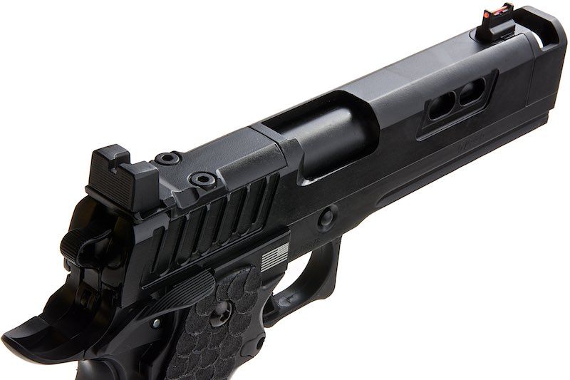 Army Armament R604 STI DVC P エアソフト グリーンガス エアソフトピストル - ブラック