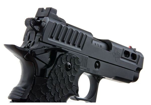 Army Armament R607 DVC キャリースタイル グリーンガス エアソフトピストル - ブラック