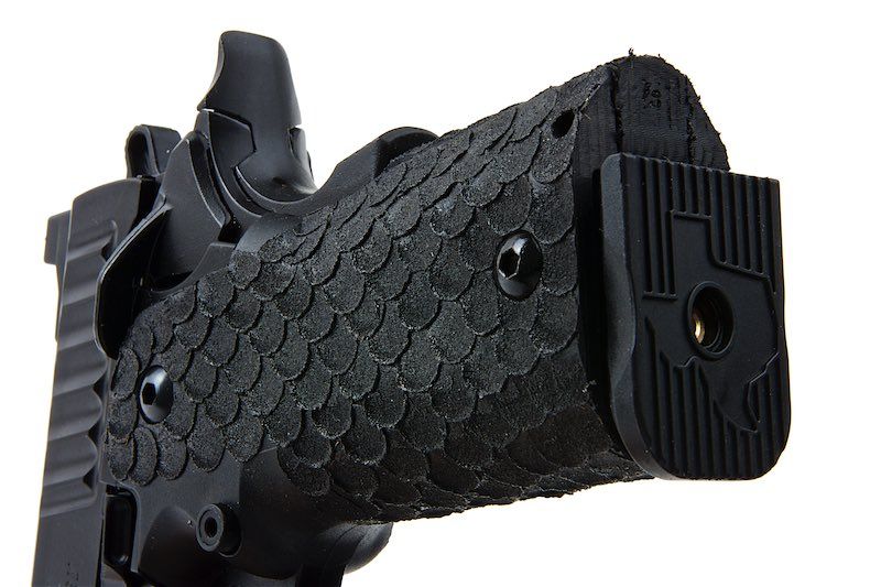 Army Armament R607 DVC キャリースタイル グリーンガス エアソフトピストル - ブラック