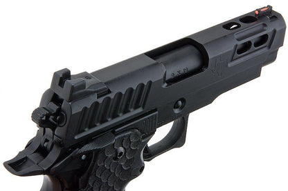 Army Armament R607 DVC キャリースタイル グリーンガス エアソフトピストル - ブラック