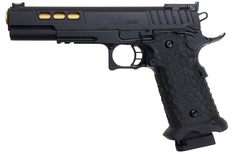 Army Armament R608 DVC 3GUN HI-CAPA グリーン ガス エアソフトピストル - BK