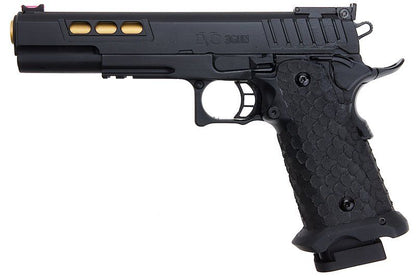 Army Armament R608 DVC 3GUN HI-CAPA グリーン ガス エアソフトピストル - BK