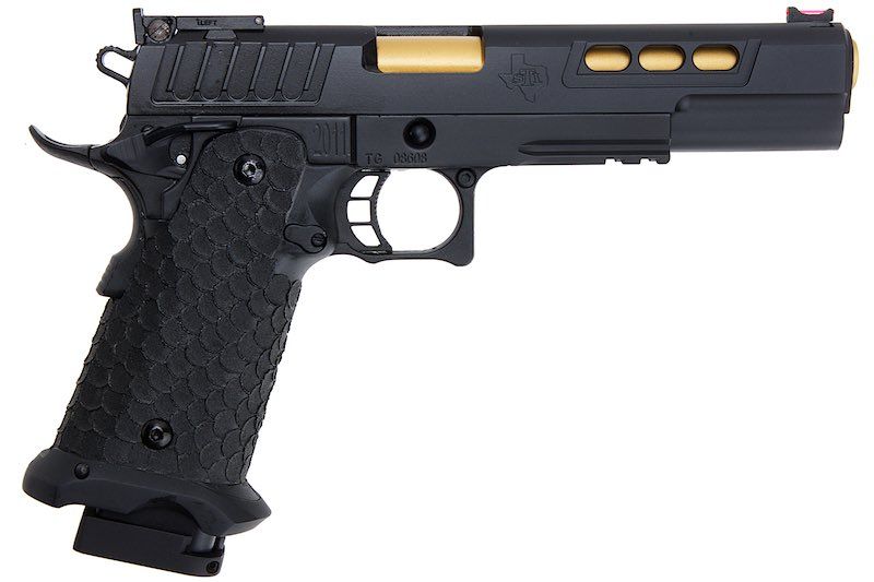 Army Armament R608 DVC 3GUN HI-CAPA グリーン ガス エアソフトピストル - BK