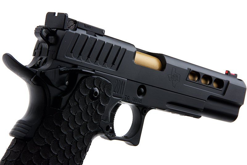 Army Armament R608 DVC 3GUN HI-CAPA グリーン ガス エアソフトピストル - BK