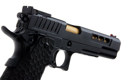 Army Armament R608 DVC 3GUN HI-CAPA グリーン ガス エアソフトピストル - BK
