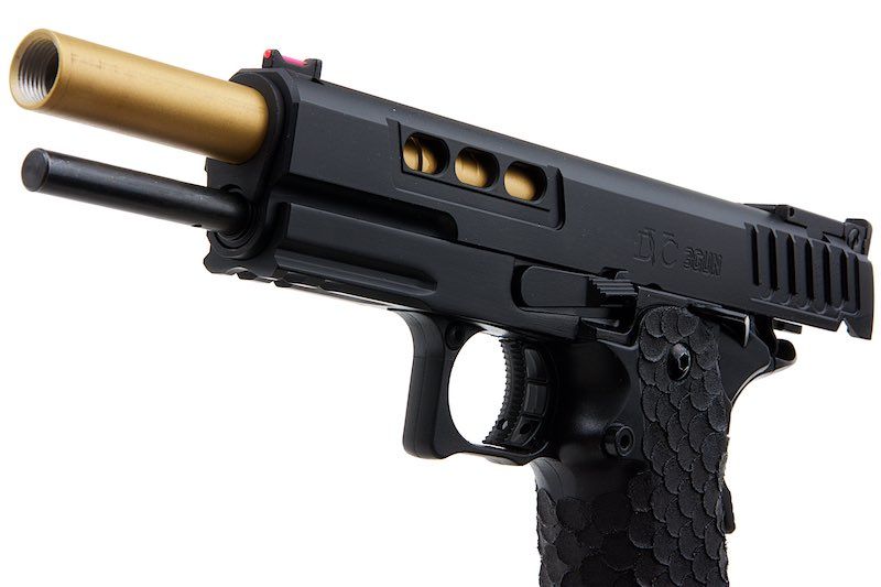 Army Armament R608 DVC 3GUN HI-CAPA グリーン ガス エアソフトピストル - BK