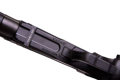 EMG 6MM プロショップ スタッカート P 2011 コンペンセイター付きガスエアソフトピストル - BK (R611-2) (ARMY ARMAMENT 製)