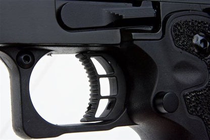 Army Armament HI-CAPA グリーン ガス エアソフトピストル - (BK、スターストリップグリップ付き) (R611-SG)