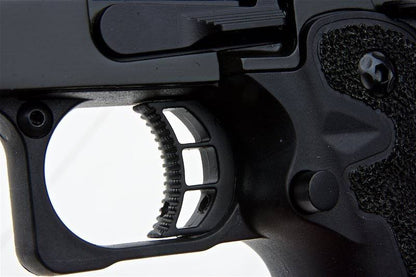 Army Armament RMR HI-CAPA グリーンガス エアソフトピストル - (BK、スターストリップグリップ付き) (R612-SG)
