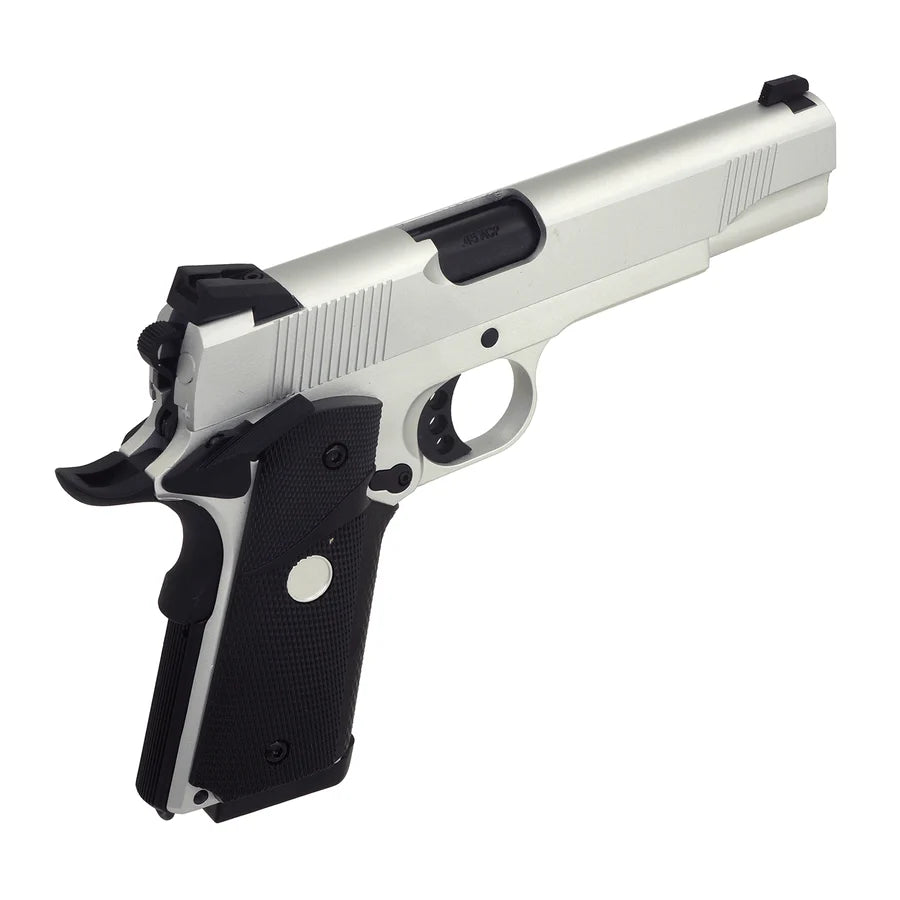 Army Armament MEU M1911 GBB エアソフトガン (ARMY-R27) - 銀(ぎん)