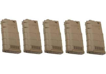 ARES AR308 / SR25-M110シリーズマガジン（装弾数130発） - ダークアース（5個入り/箱セット）