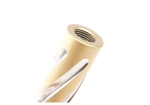 GK Tactical Tokyo Marui ハイキャパ 5.1 GBB エアソフトガン アウターバレル (トルネード、ステンレススチール) - 金(きん)