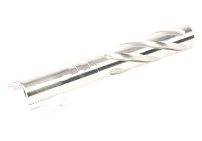 GK Tactical Tokyo Marui ハイキャパ 5.1 GBB エアソフトガン アウターバレル (トルネード、ステンレススチール) - 銀(ぎん)(ぎん)