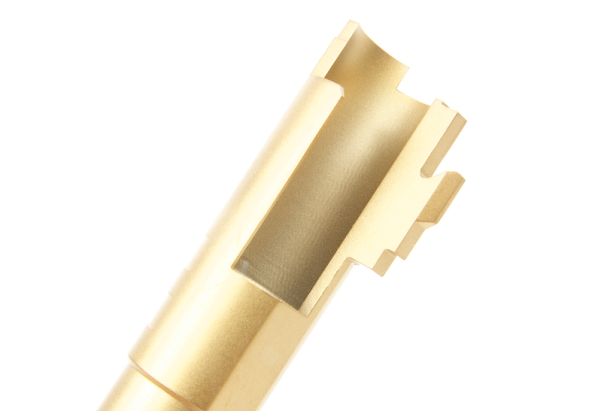 GK Tactical SAIスタイル 5インチ ステンレススチールアウターバレル Tokyo Marui ハイキャパ5.1 GBB用 - 金(きん)