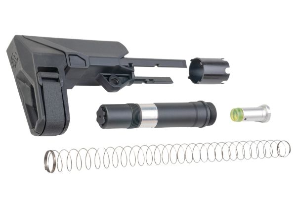Arron Smith SBTスタイル M4ブレースストック（VFC/GHK/WA M4 GBB用、ミルスペック延長スクリュー切りロアレシーバー対応）
