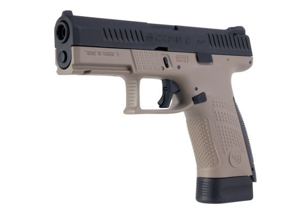 ASG CZ P-10C GBB ピストル エアソフトガン (CO2 バージョン、光学機器対応) - ブラック