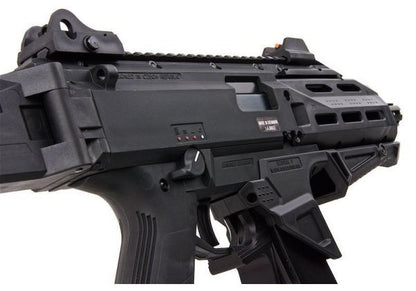 ASG CZ SCORPION EVO 3 ATEC エアソフト AEG ライフル - ブラック (2 つの追加マガジン付き)