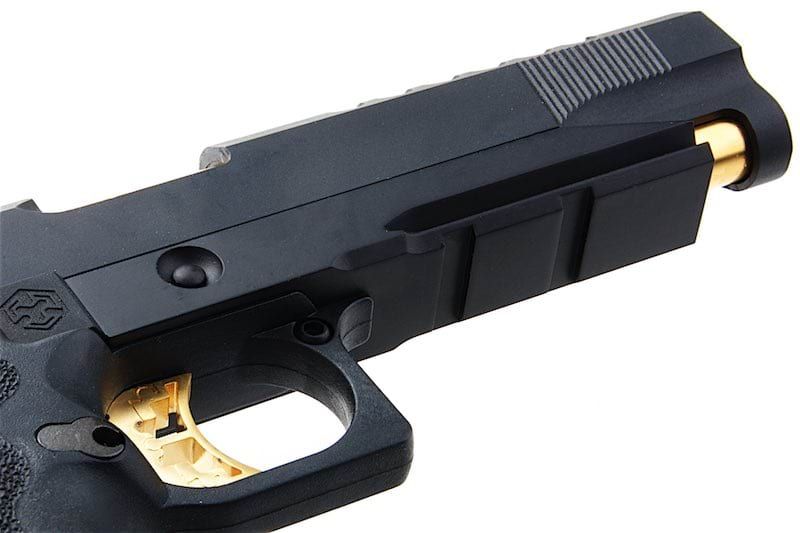 AW Custom  HI-CAPA 5.1 HX27 グリーンガス エアソフトピストル - (BK/GD)