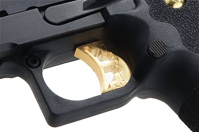 AW Custom  HI-CAPA 5.1 HX27 グリーンガス エアソフトピストル - (BK/GD)