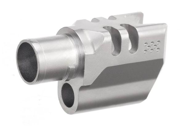 AW Custom 1911 コンペンセイター Mod 1（AW NEシリーズ / WE 1911シリーズ GBB用） - 銀(ぎん)