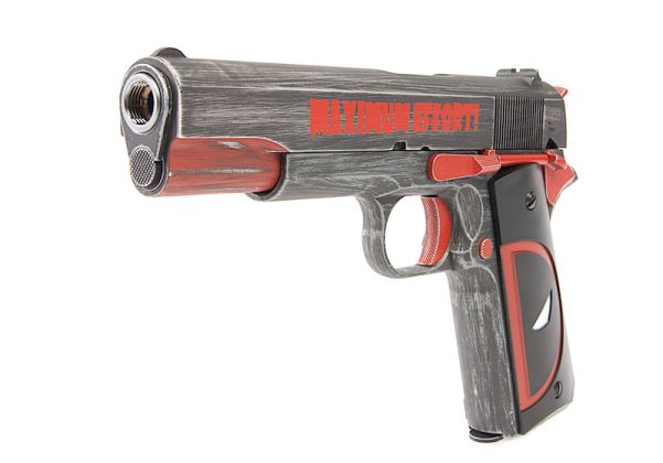 AW Custom  1911 デッドプール「マキシマムエフォート」GBBエアソフトピストル