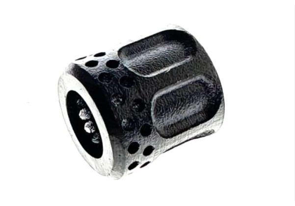 BBF エアソフト コンペンセイター (14mm CCW) (316 スチール、ブラック)