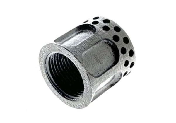 BBF エアソフト コンペンセイター (14mm CCW) (316 スチール、ブラック)