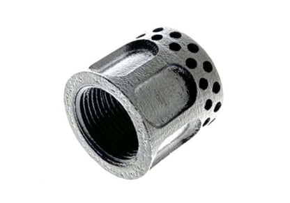 BBF エアソフト コンペンセイター (14mm CCW) (316 スチール、ブラック)