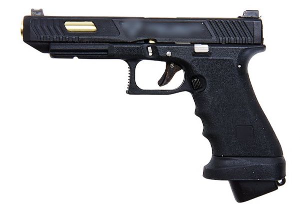 BLACKCAT AIRSOFT 1/2 スケール高精度ミニモデルガン TTI G17 - ブラック