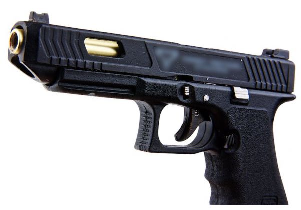 BLACKCAT AIRSOFT 1/2 スケール高精度ミニモデルガン TTI G17 - ブラック