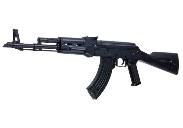 BLACKCAT AIRSOFT 1:2 スケール高精度ミニモデルガン AK47 (排莢) - フルメタル、ブラック