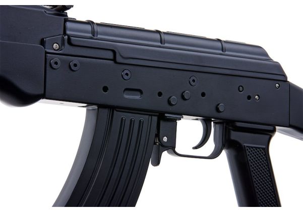 BLACKCAT AIRSOFT 1:2 スケール高精度ミニモデルガン AK47 (排莢) - フルメタル、ブラック