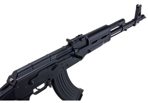 BLACKCAT AIRSOFT 1:2 スケール高精度ミニモデルガン AK47 (排莢) - フルメタル、ブラック