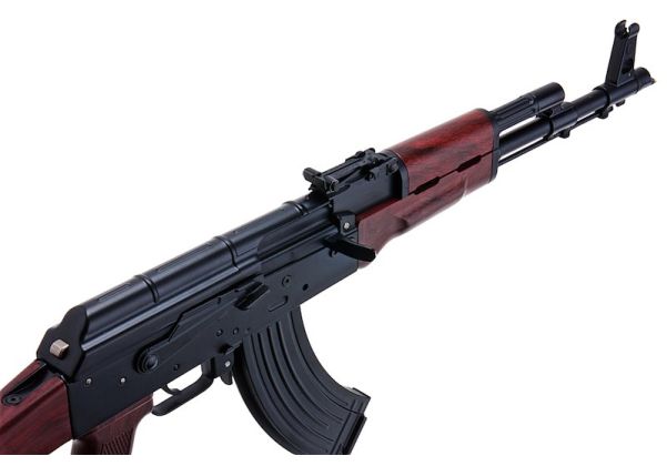 BLACKCAT AIRSOFT 1:2 スケール高精度ミニモデルガン AK47 (排莢) - フルメタル、木製