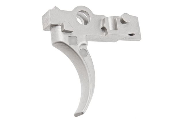 BJ TAC Tokyo Marui M4 MWS GBBR トリガー - 銀(ぎん) (BC* スタイル、スチール)