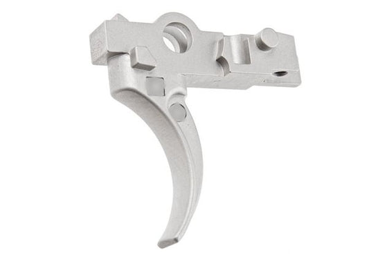 BJ TAC Tokyo Marui M4 MWS GBBR トリガー - 銀(ぎん) (BC* スタイル、スチール)