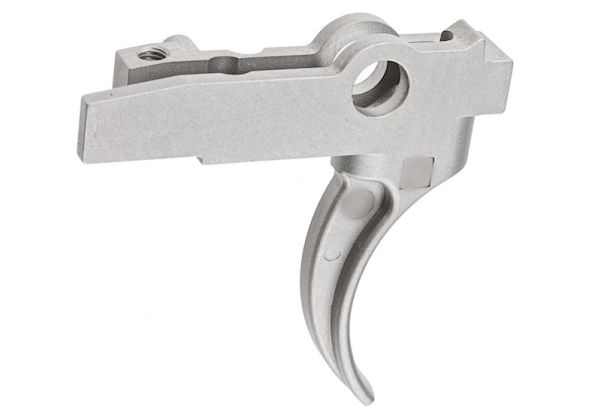 BJ TAC Tokyo Marui M4 MWS GBBR トリガー - 銀(ぎん) (BC* スタイル、スチール)