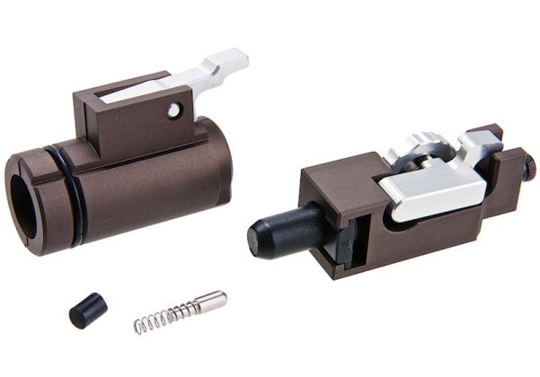 BJ Tac Tokyo Marui MWS GBBR ホップアップチャンバーアジャスターセット（7075アルミニウム / アルミ）