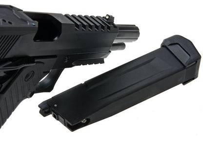 ICS CHALLENGER Hi Capa グリーンガスエアソフトピストル - ブラック

