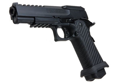 ICS CHALLENGER Hi Capa グリーンガスエアソフトピストル - ブラック
